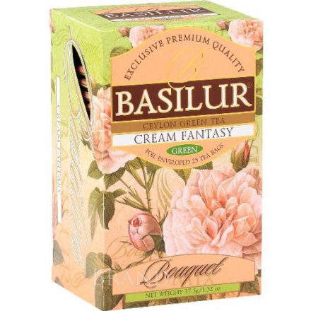 Basilur Bouquet CreamFantacy zöld tea PD 25filter